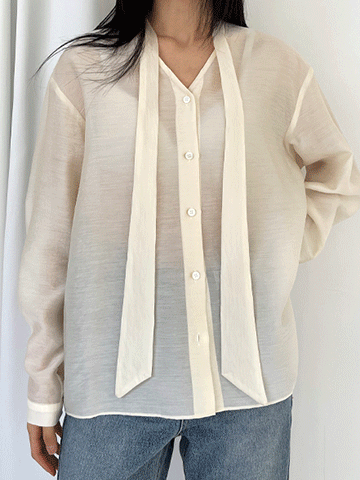 SS tie blouse