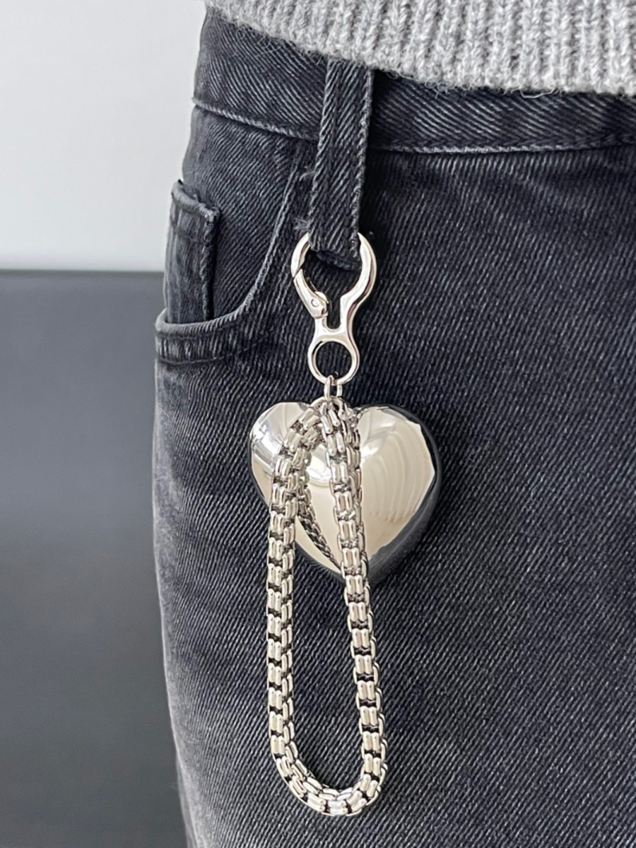 heart  pendant keyring